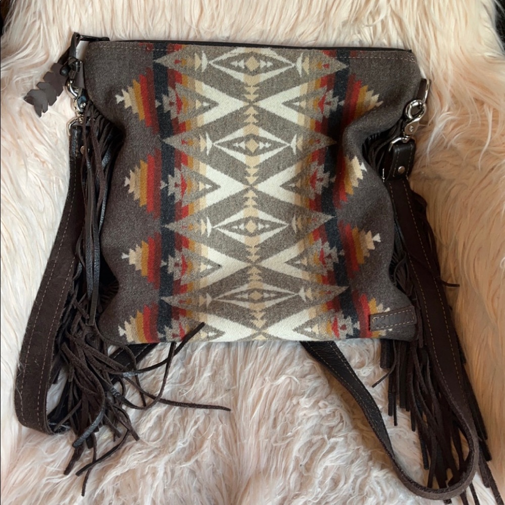 Mercy Grey Designs Pendleton crossbody purse